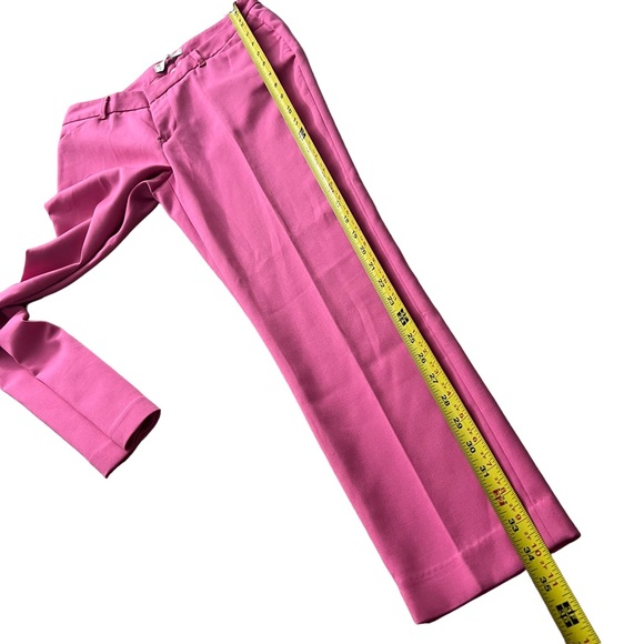 GAP Size 2 Business Woman Pants Trousers Barbie Pink Slim Crop Ankle Career Wear - Picture 8 of 10